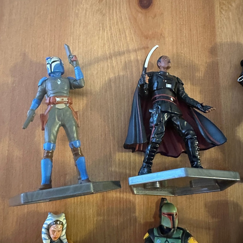 Disney Star Wars The Mandalorian Toybox Action Figure Set of 8 Luke Boba Fett - Picture 5 of 11